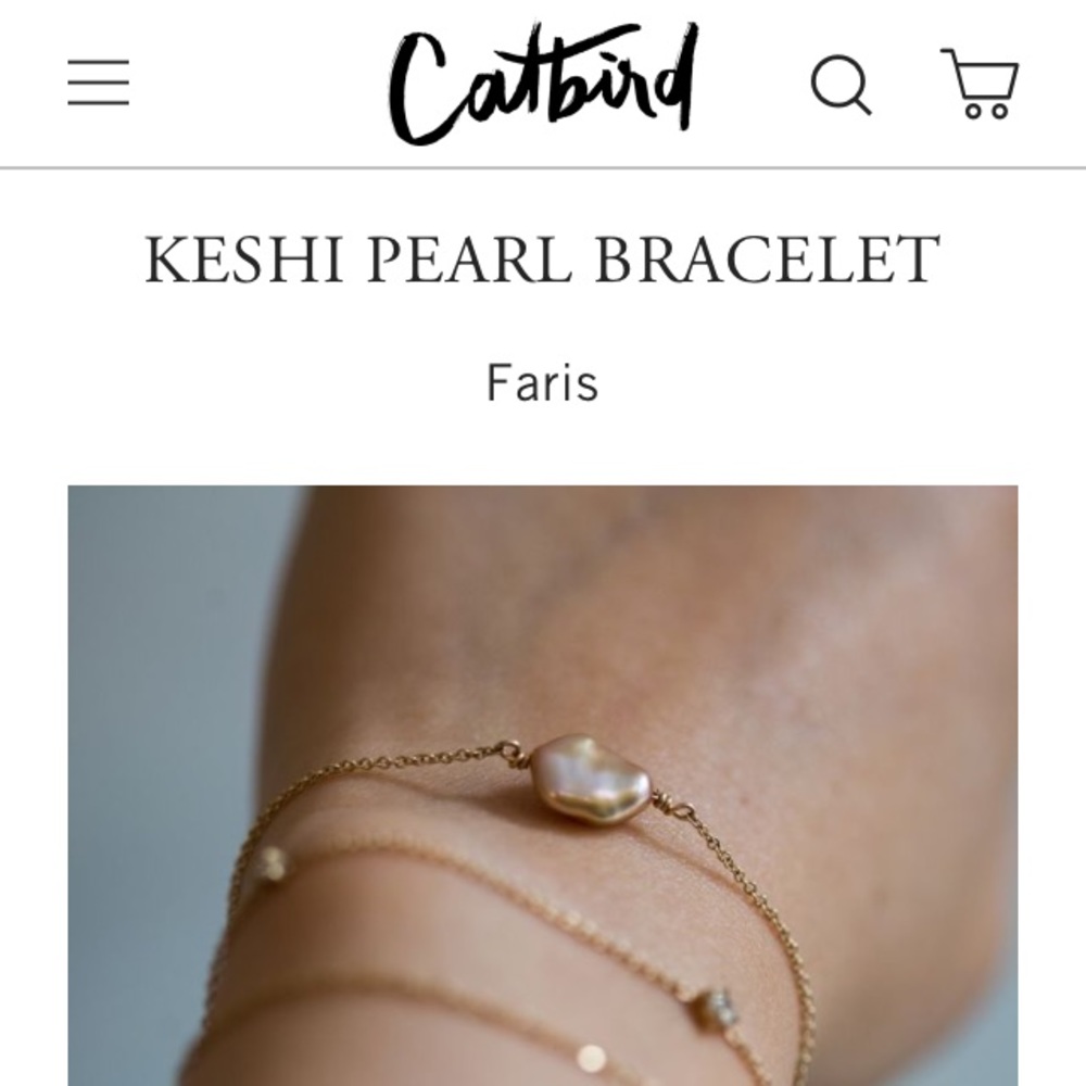 Catbird Pearl Bracelet